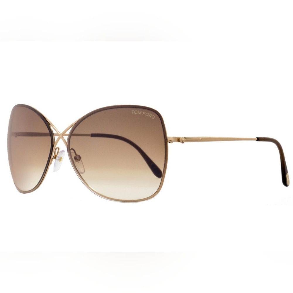 NEW Tom Ford **Colette** Butterfly Sunglasses TF250 Rose Gold
